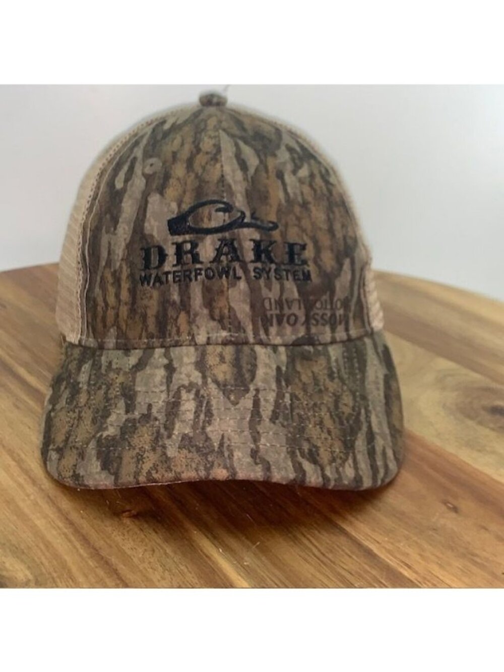 Drake Waterfowl System Adjustable Mossy Oak Camouflage Embroidered Logo